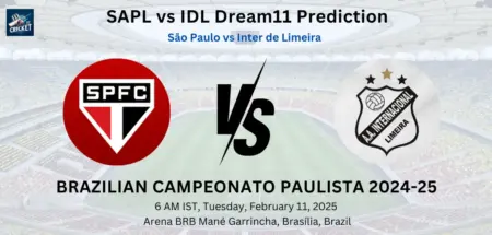 SAPL vs IDL Dream11 Prediction