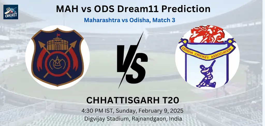 MAH vs ODS Dream11 Prediction