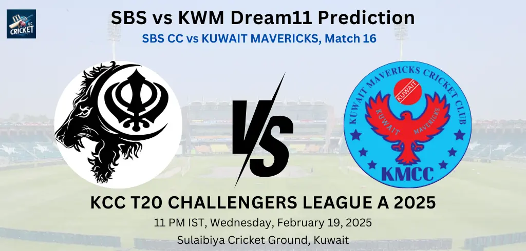 SBS vs KWM Dream11 Prediction