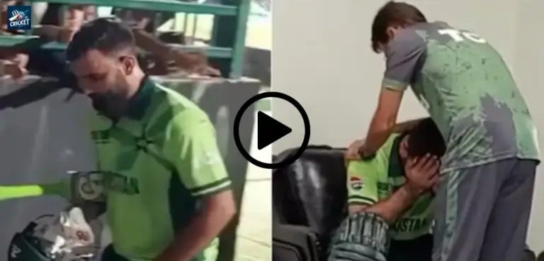 Shaheen Afridi consoles Fakhar Zaman