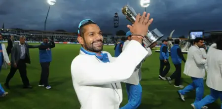 Shikhar Dhawan appointed as the brand ambassador for the ICC Champions Trophy