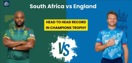 South Africa vs England Head to Head record in Champions Trophy