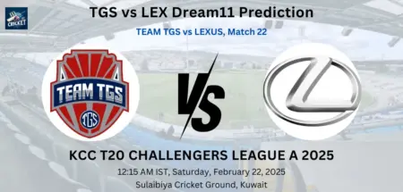 TGS vs LEX Dream11 Prediction