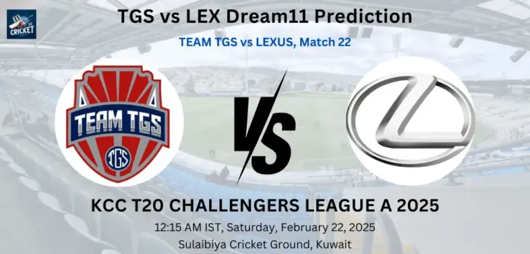 TGS vs LEX Dream11 Prediction