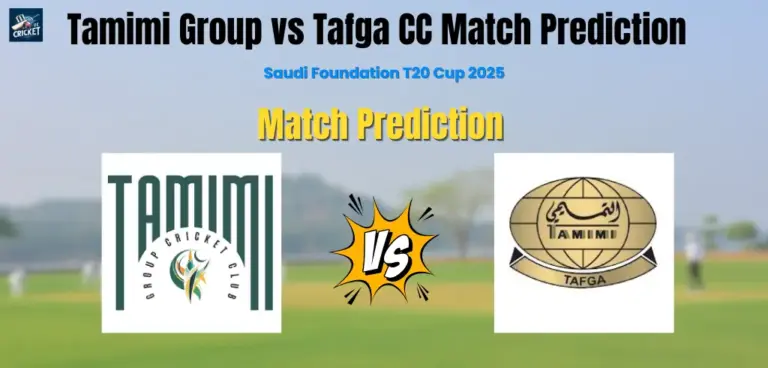 Tamimi Group vs Tafga CC Match Prediction