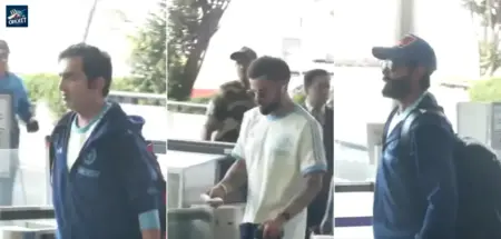 Team India leaves for ICC champions trophy 