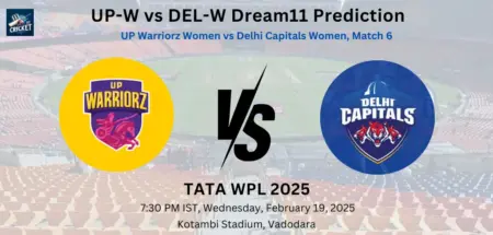 UP-W vs DEL-W Dream11 Prediction