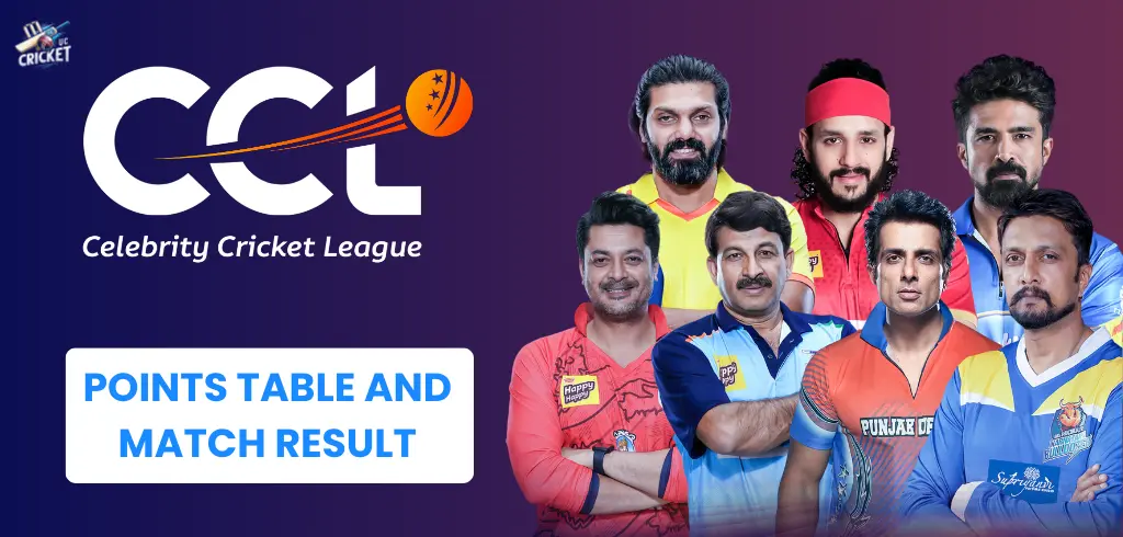 Celebrity Cricket League (CCL) 2025 Points Table