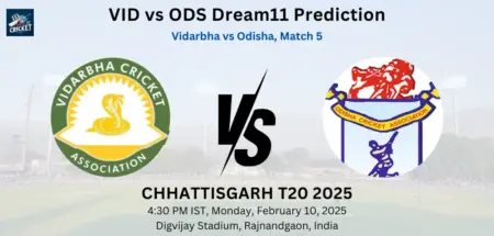 VID vs ODS Dream11 Prediction