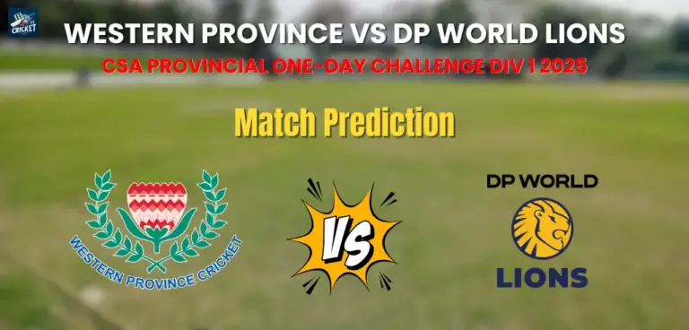 Western Province vs DP World Lions Match Prediction