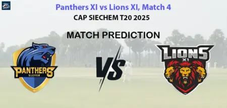 Win Panthers XI vs Lions XI Match Prediction