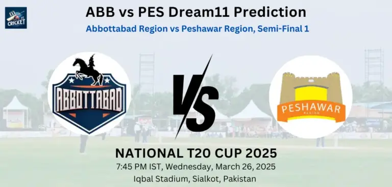 ABB vs PES Dream11 Prediction