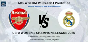 ARS-W vs RM-W Dream11 Prediction