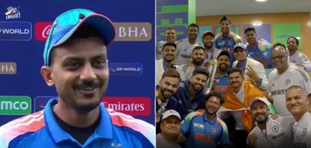 Axar Patel drops a special message