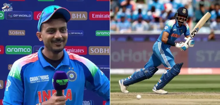 Axar Patel drops a massive statement