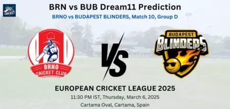 BRN vs BUB Dream11 Prediction