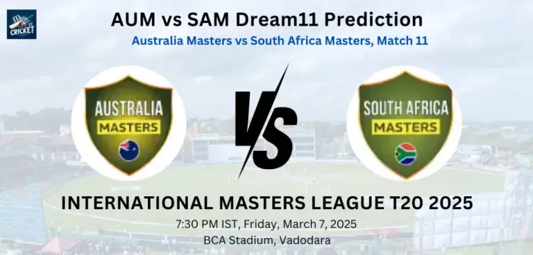 AUM vs SAM Dream11 Prediction