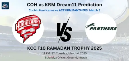 COH vs KRM Dream11 Prediction