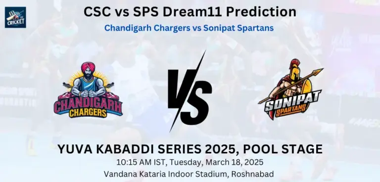 CSC vs SPS Dream11 Prediction