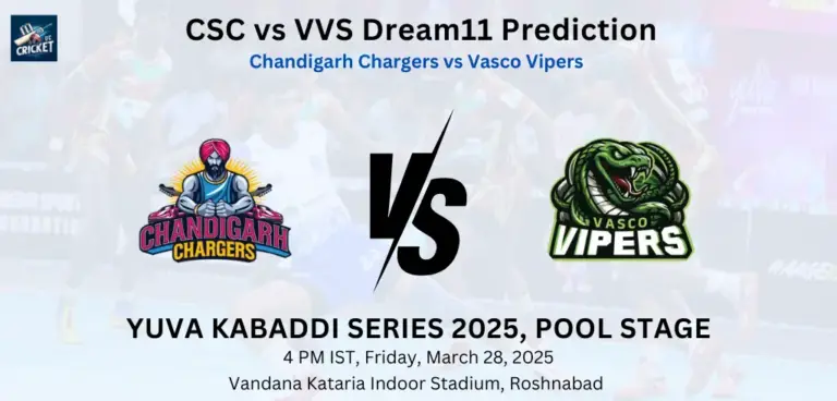 CSC vs VVS Dream11 Prediction