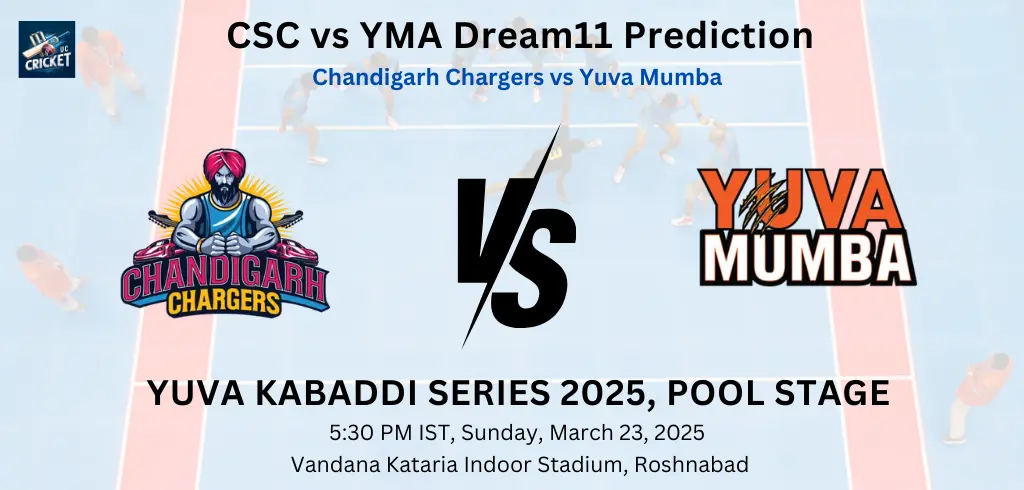 CSC vs YMA Dream11 Prediction