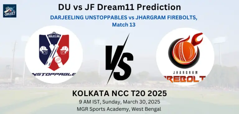 DU vs JF Dream11 Prediction