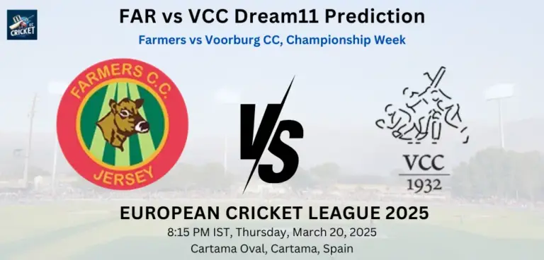 FAR vs VCC Dream11 Prediction