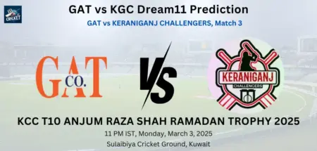 GAT vs KGC Dream11 Prediction