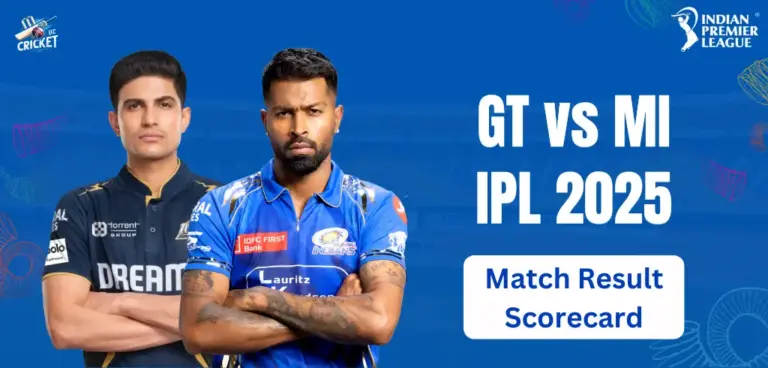 GT vs MI Yesterday IPL Match Result