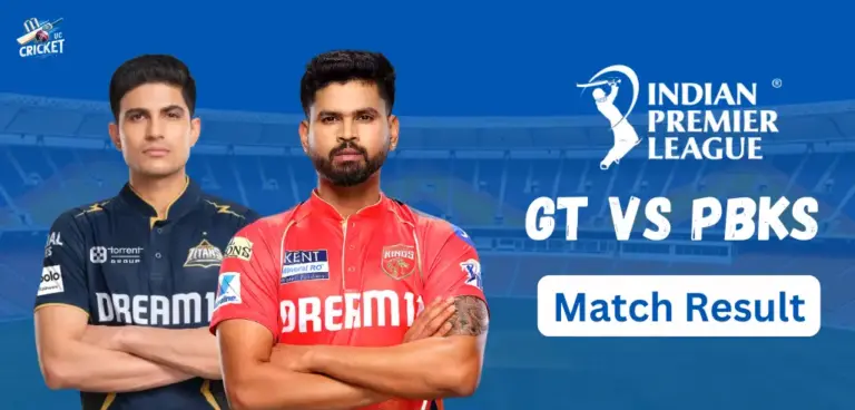 GT vs PBKS IPL Match result