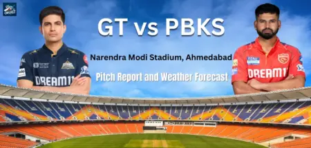 GT vs PBKS pitch report