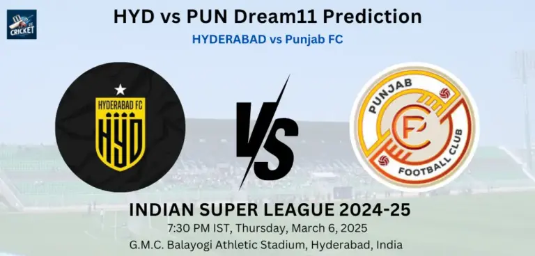 HYD vs PUN Dream11 Prediction