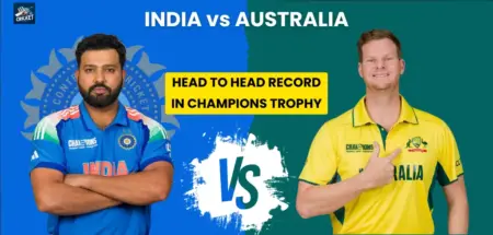 IND vs AUS Head to Head record in Champions Trophy