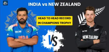 IND vs NZ Head to Head record in Champions Trophy