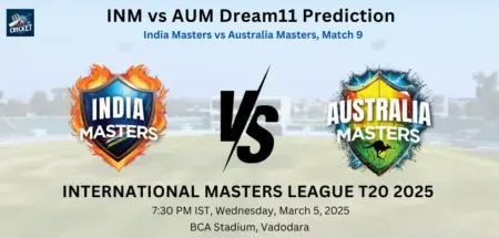 INM vs AUM Dream11 Prediction