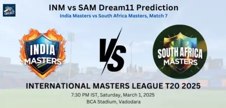 INM vs SAM Dream11 Prediction