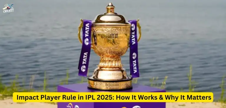 Impact Player Rule in IPL 2025