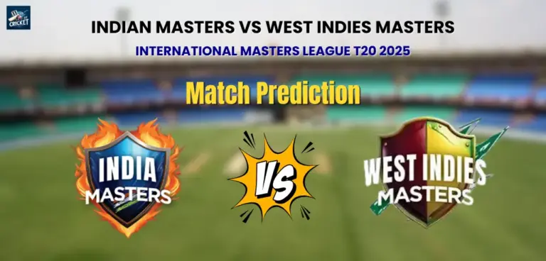India Masters vs West Indies Masters Match Prediction