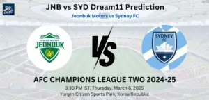 JNB vs SYD Dream11 Prediction