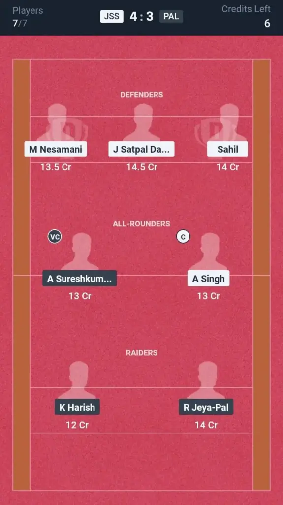 JSS vs PAL Small League Team