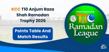 KCC T10 Ramadan Trophy 2025