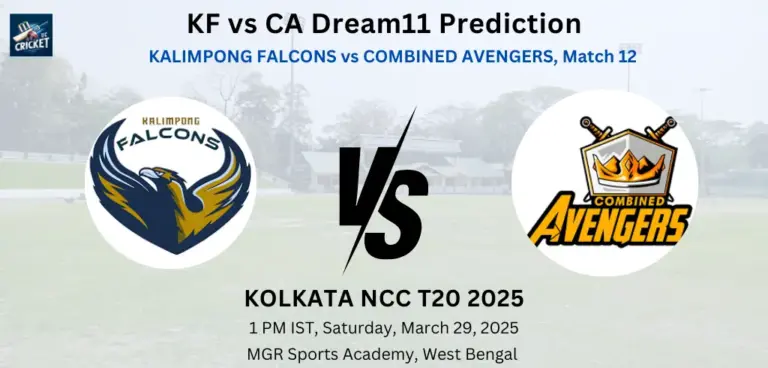 KF vs CA Dream11 Prediction