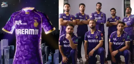 KKR launched their new kit