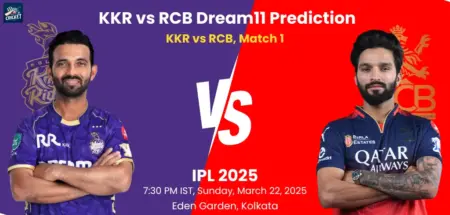 RCB vs KKR Dream 11 Prediction