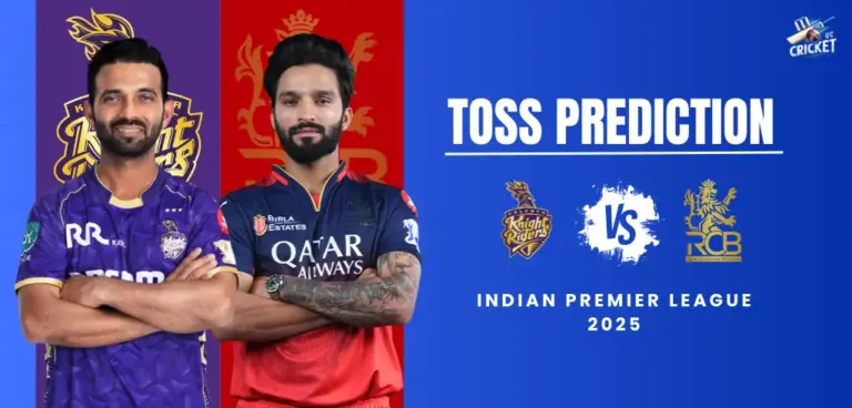 KKR vs RCB Toss Prediction