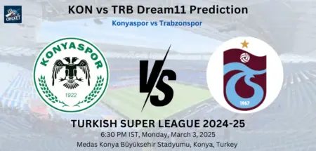 KON vs TRB Dream11 Prediction