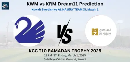 KWM vs KRM Dream11 Prediction