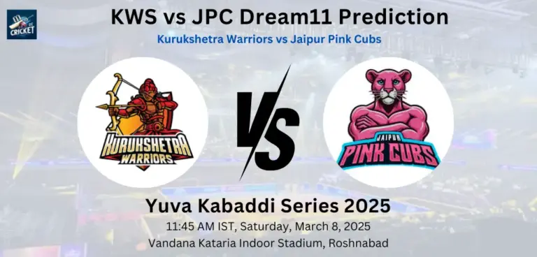 KWS vs JPC Dream11 Prediction