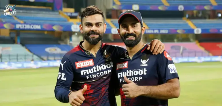 Dinesh Karthik and Virat Kohli
