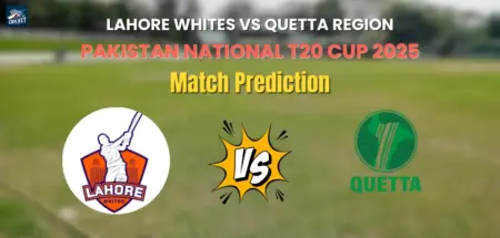 Lahore Whites vs Quetta Region Match Prediction